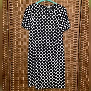 Nina Mclemore Polka Dot Dress, Size 2